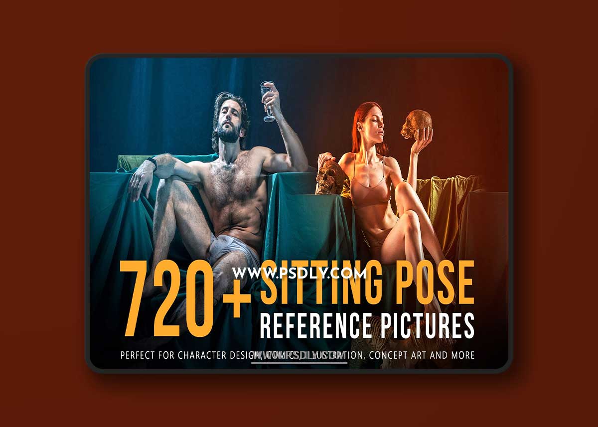 Artstation - Grafit studio - 720+ Sitting Pose Reference Pictures