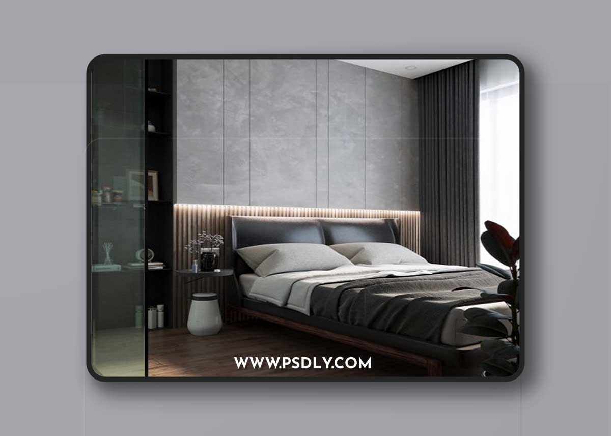 Bedroom Interior 02 By Dat Nguyen 3D Model