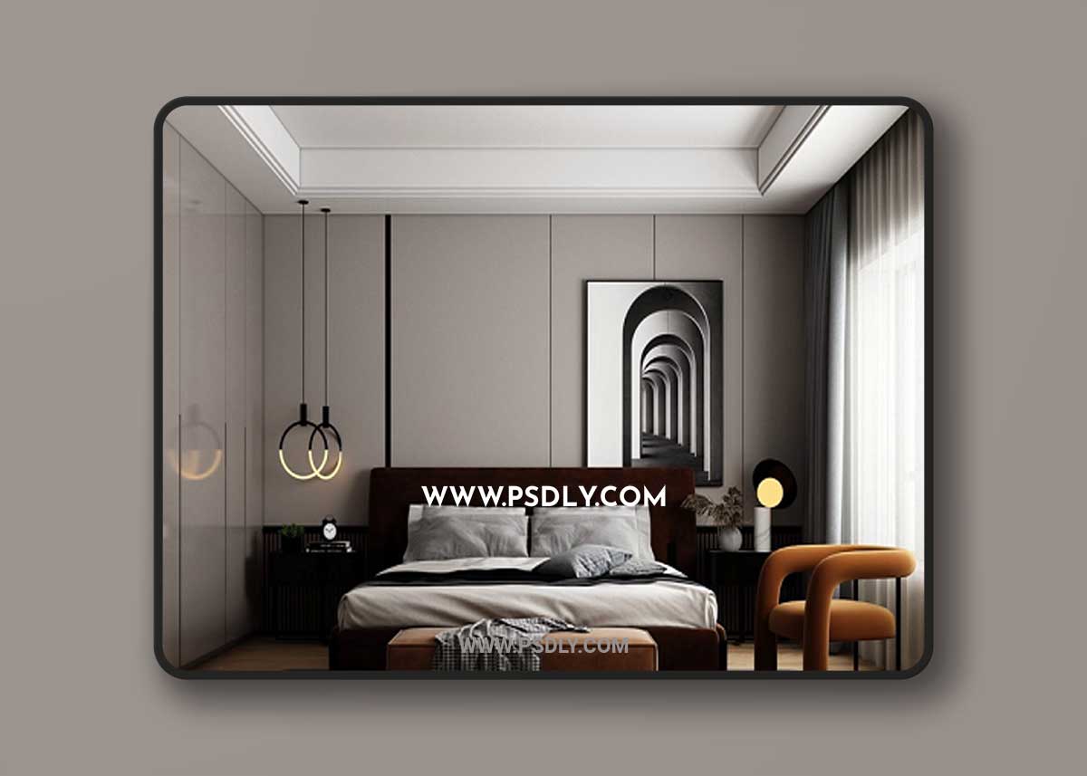 Bedroom Interior 10 By Huy Hieu Lee 3D Model