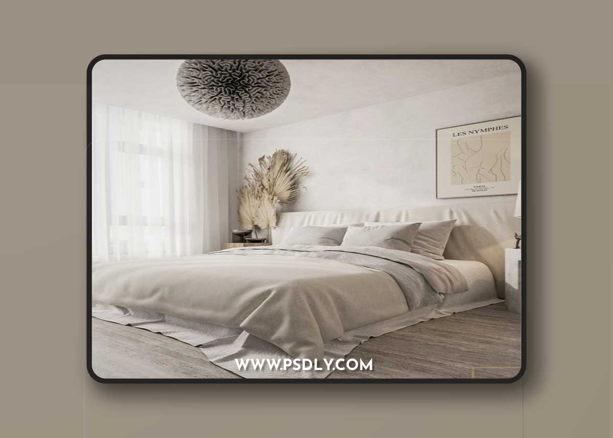 Bedroom Interior By Dat Nguyen 3D Model