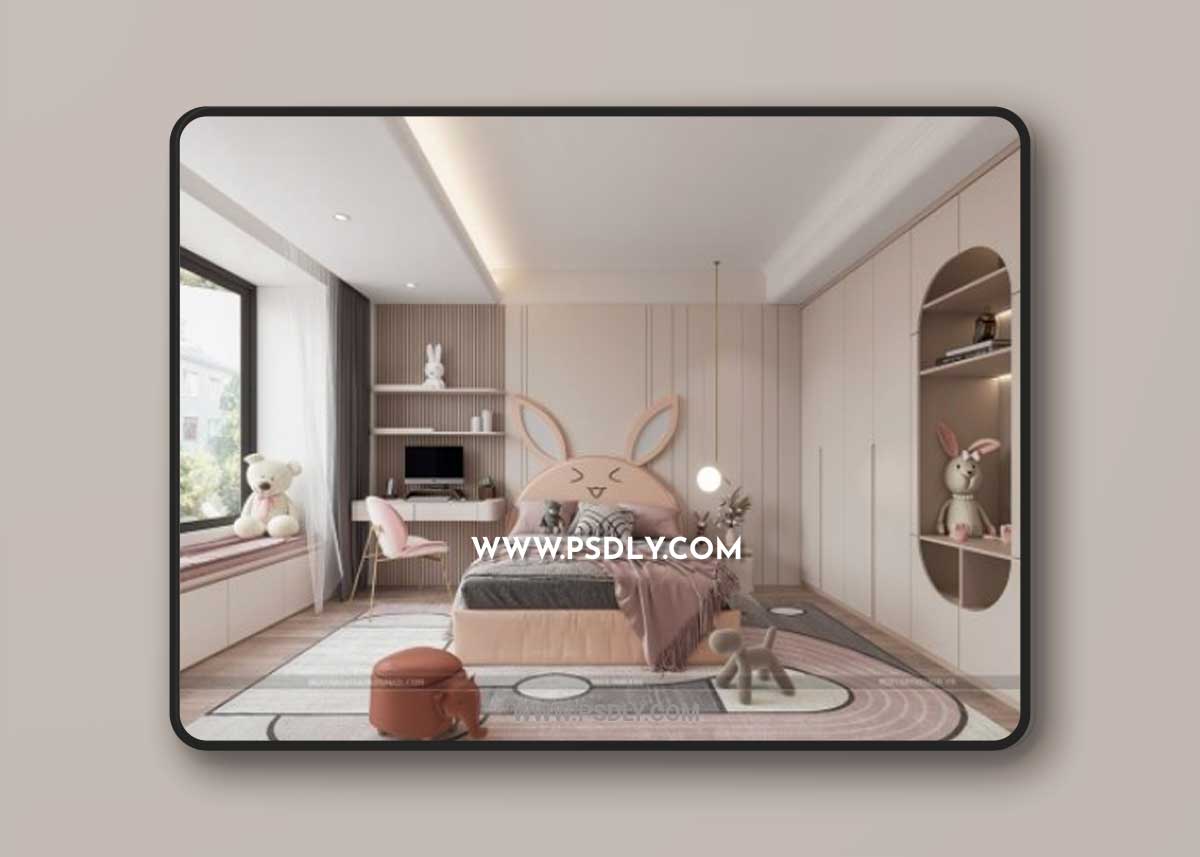 Bedroom Interior by Bui Hai Lich 3D Model