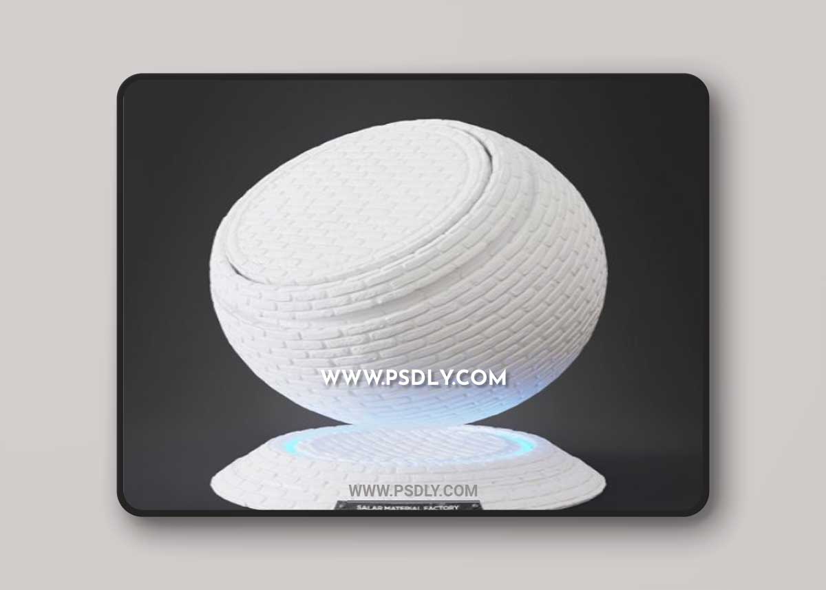 Brick B3 – Material (vray + Corona) 3D Model