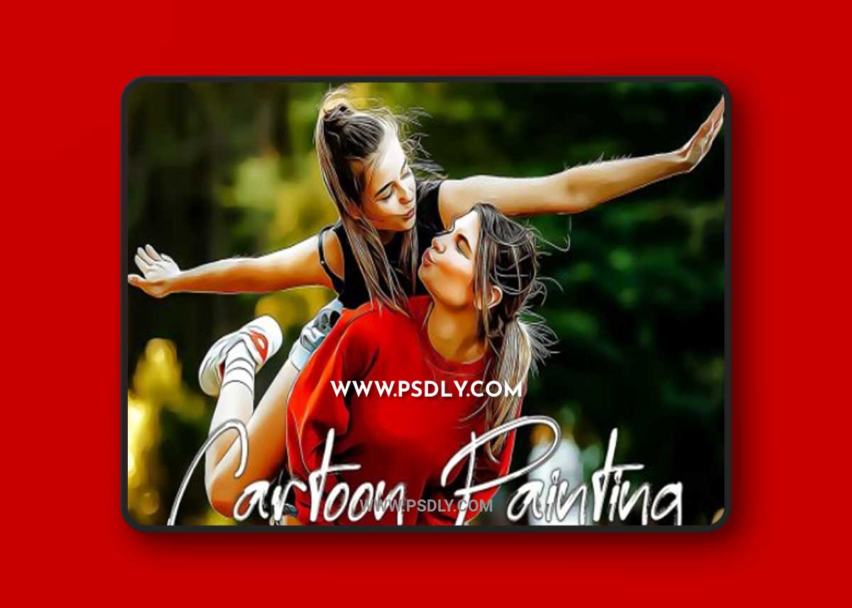 Cartoon Painting Photoshop Action