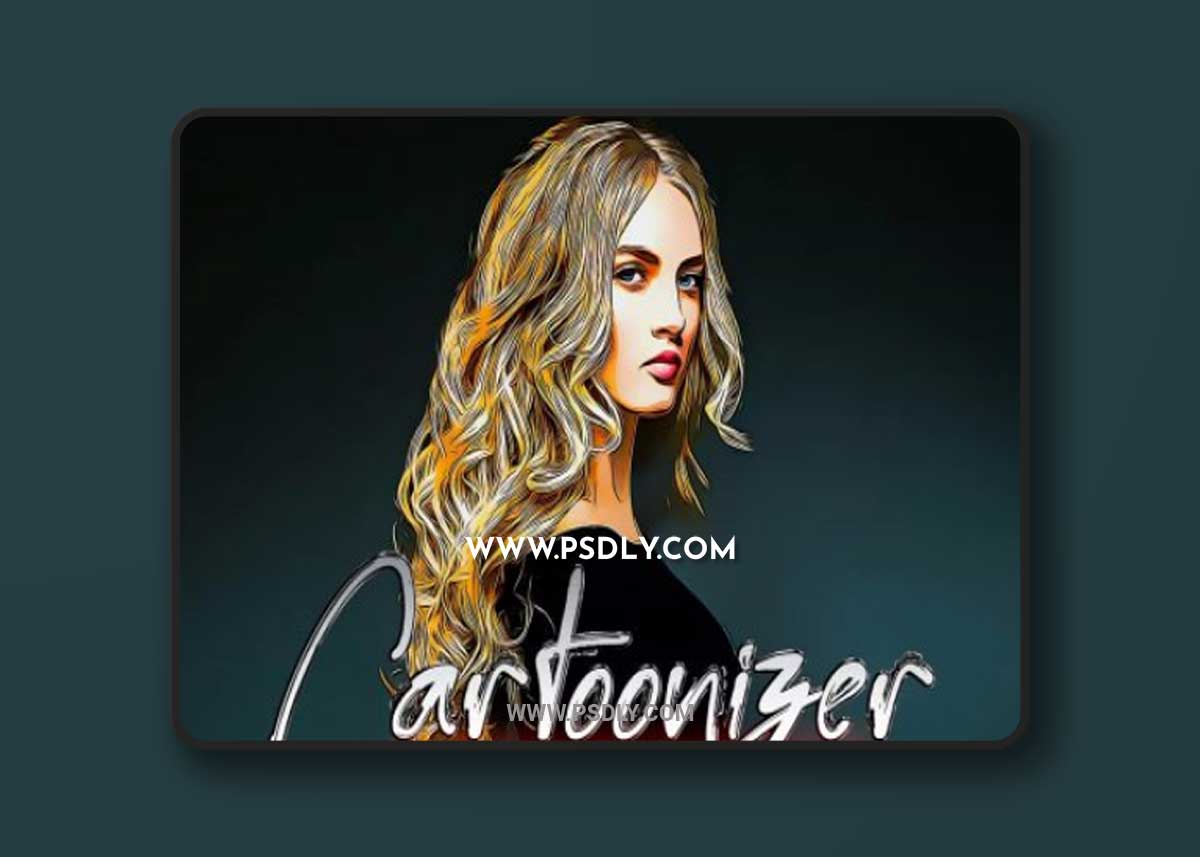 Cartoonizer Photoshop Action