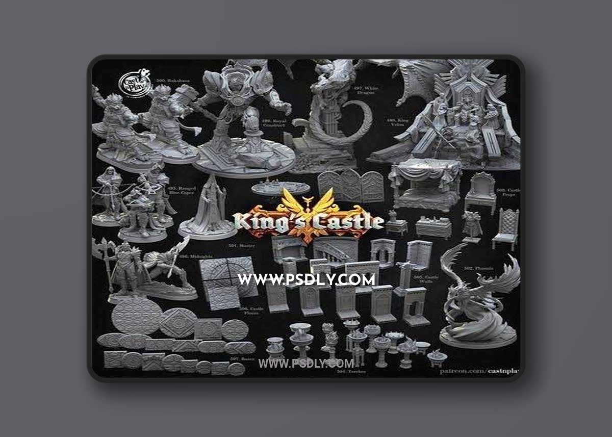 Cast N Play - King's Castle March 2022 3D Model