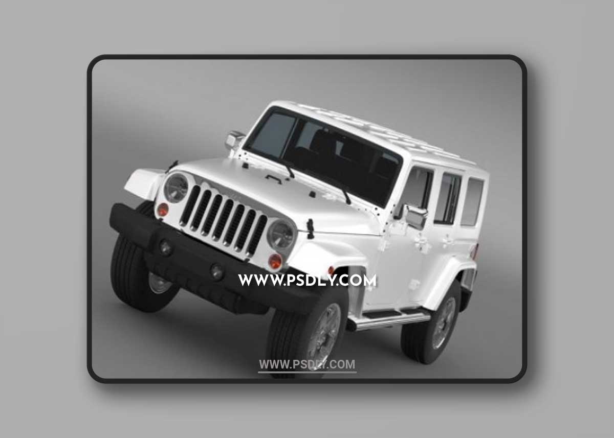 Cgtrader - Jeep Wrangler Unlimited ENVI
