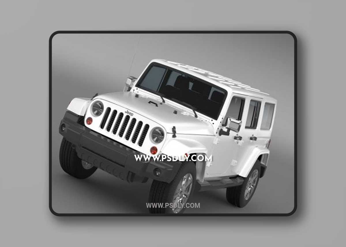 Cgtrader - Jeep Wrangler Unlimited Indian Summer 2014