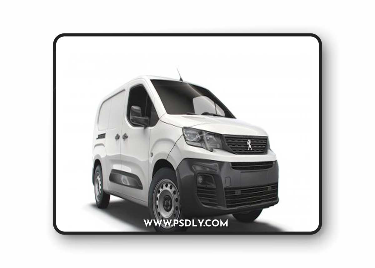 Cgtrader - Peugeot Partner Crew Van LWB 2021 3D Model