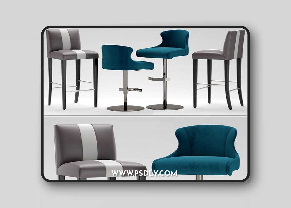 Chairs roche bobois Tabouret Carioca Steeple