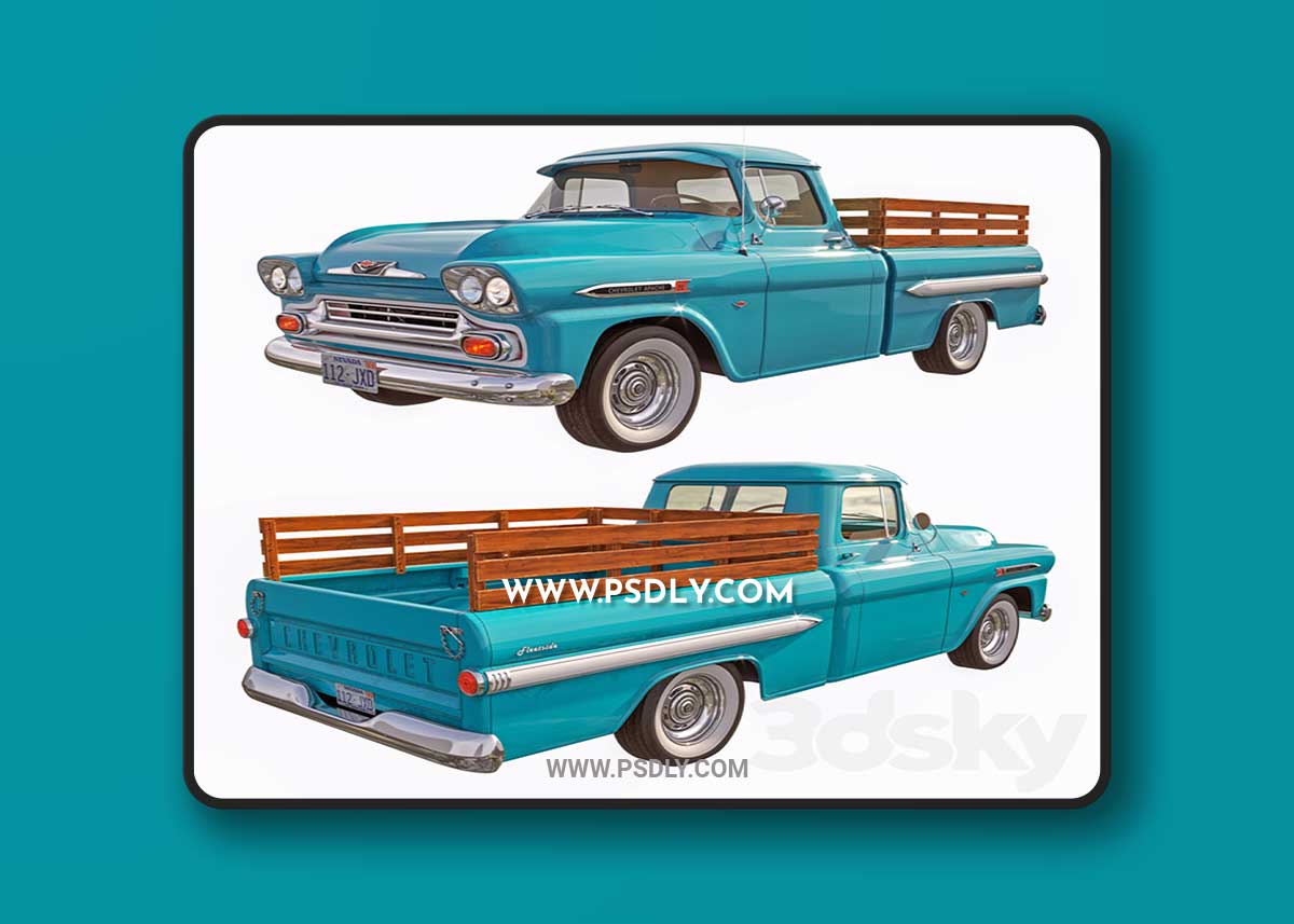 Chevrolet Apache 1959 3D Model
