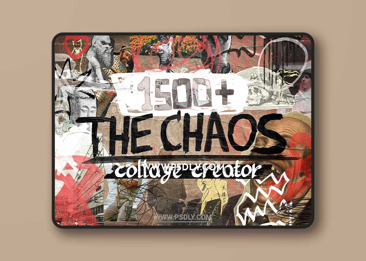 CreativeMarket - Anti Design #1 - The Chaos 1500+ PNG 6920114