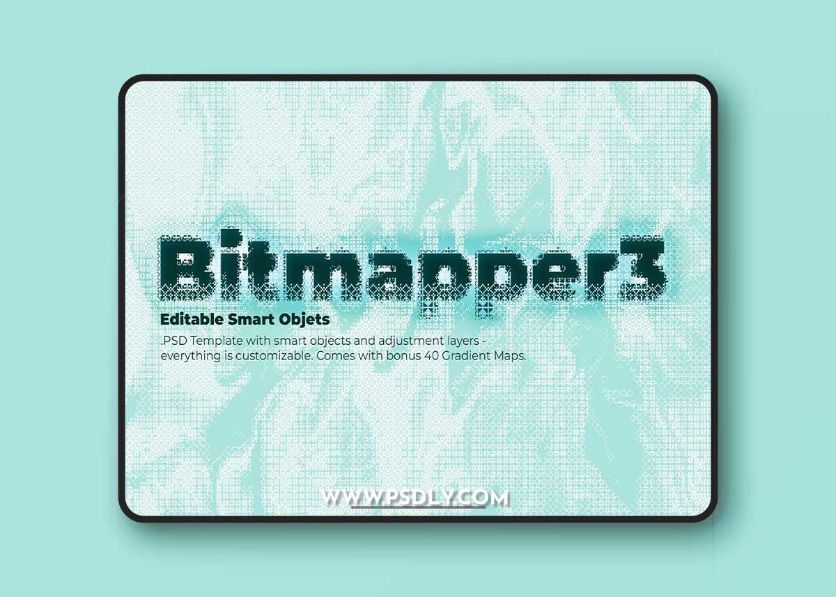CreativeMarket - Bitmapper 3 - PSD Template 7309325
