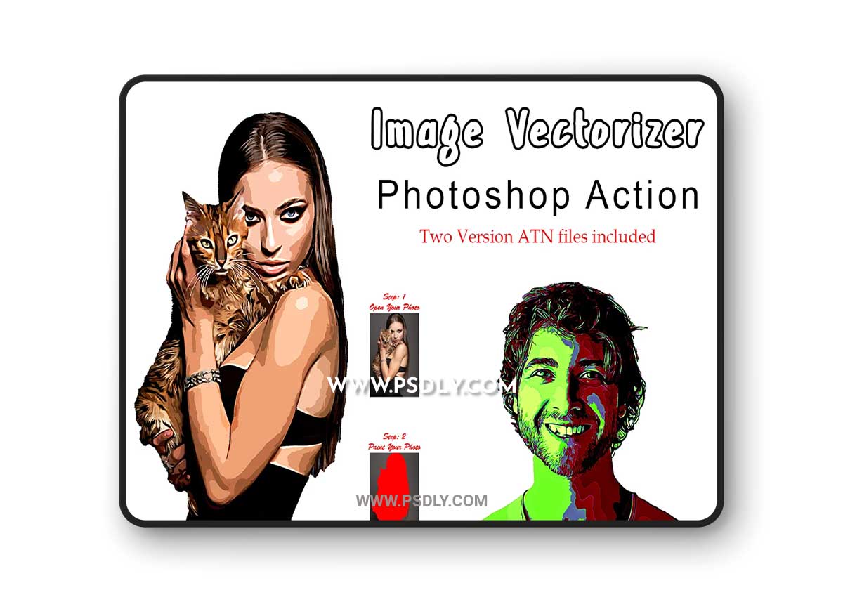 CreativeMarket - Image Vectorizer Photoshop Action 7339971