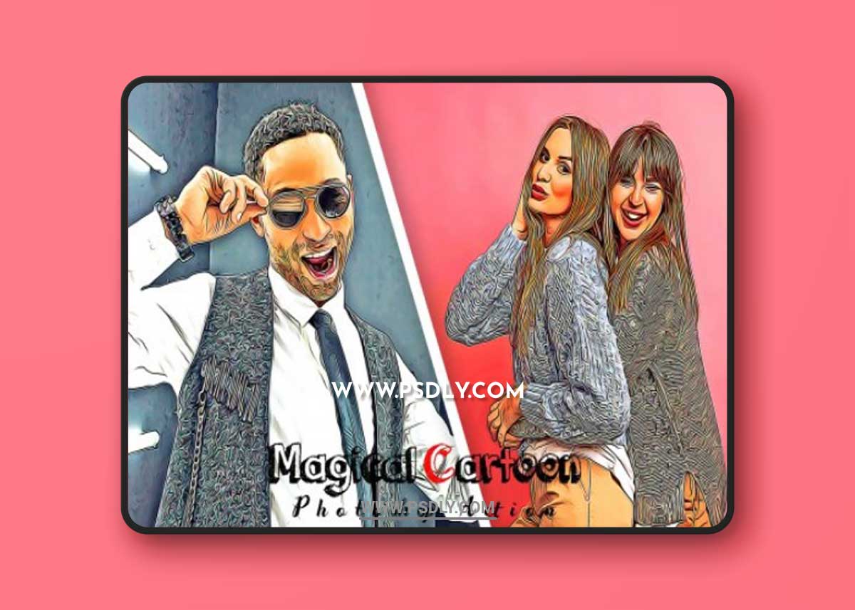 CreativeMarket - Magical Cartoon Photoshop Action 7267545