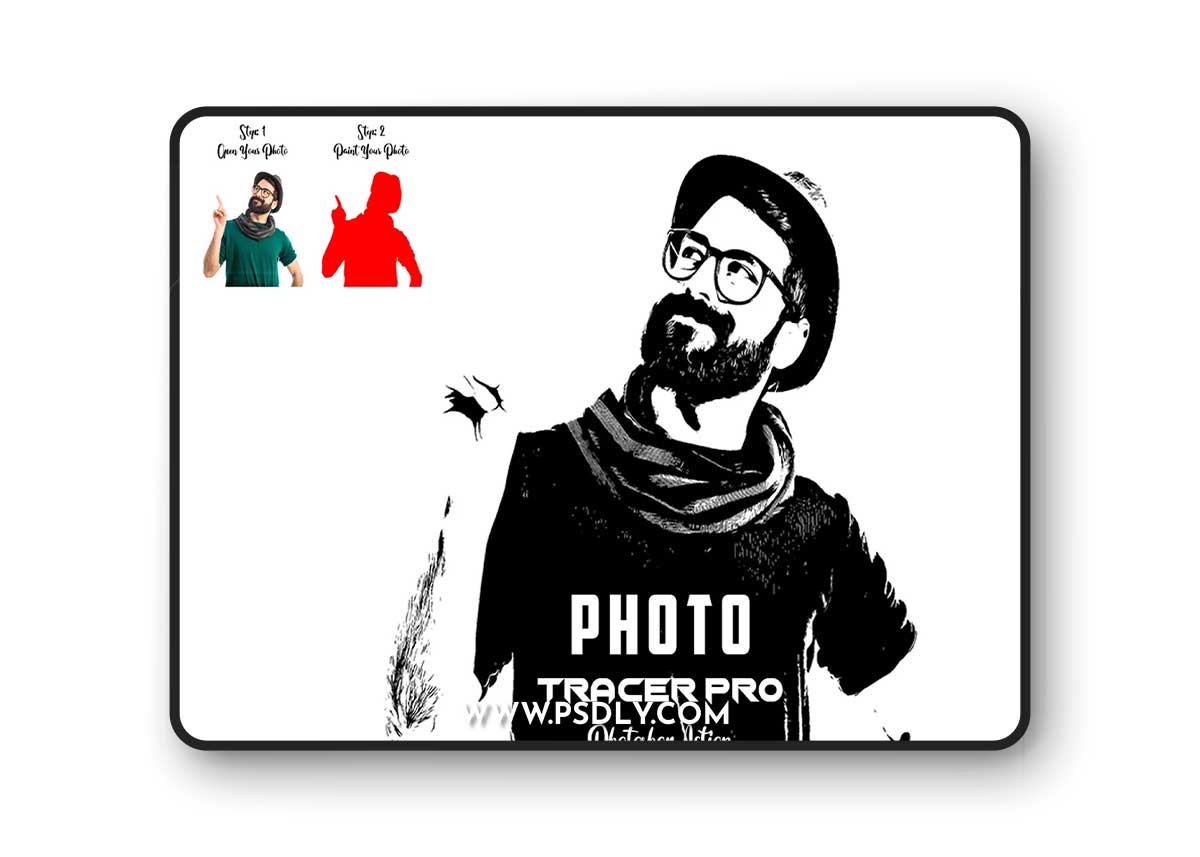 CreativeMarket - Photo Tracer Pro Photoshop Action 7313192