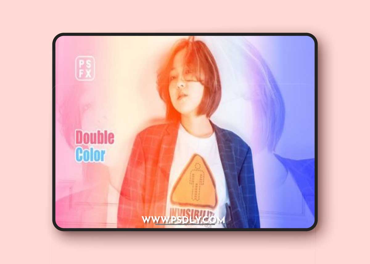 Double Color Photo Effect