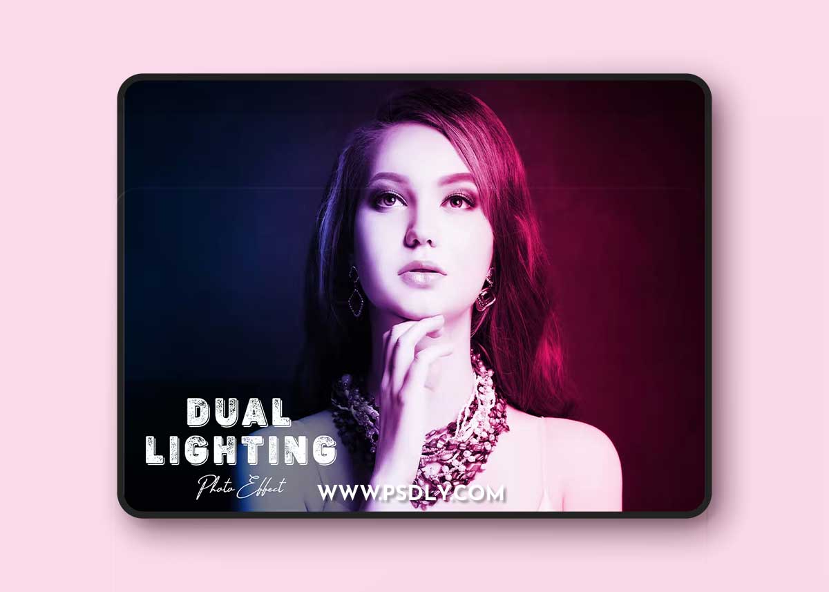Dual Lighting Photoshop Action