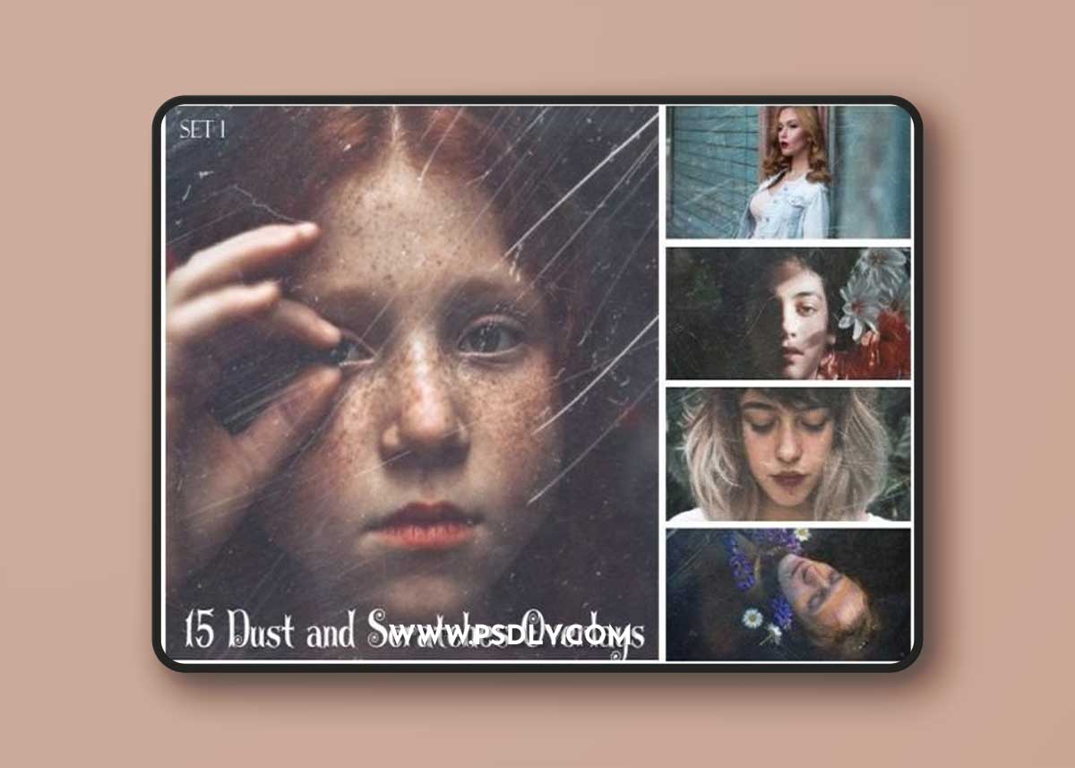 Dust and Scratches Overlays, Textures