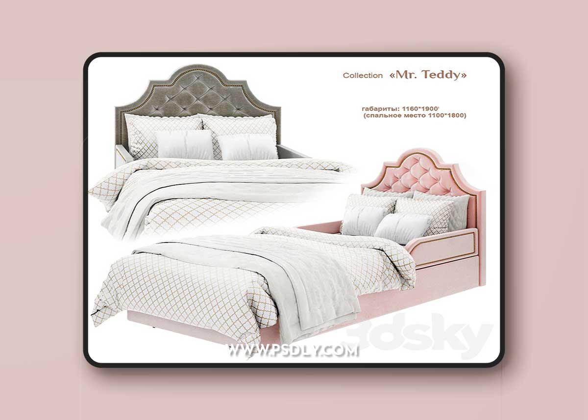 EFI Kid Concept / Mr. Teddy – bed_4 3D Model