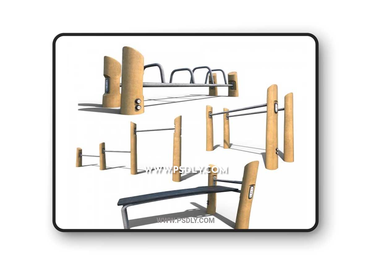 Exercise Machine Kompan 3d Model