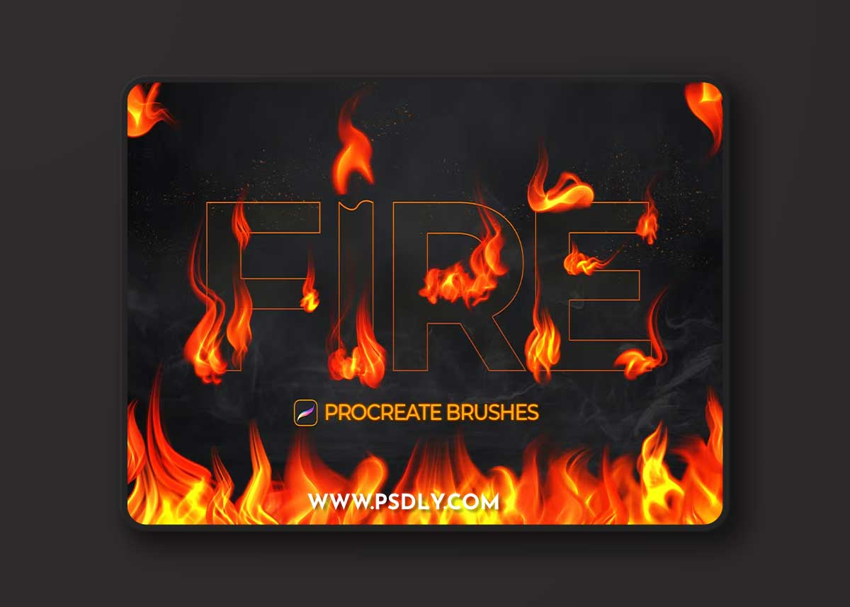 Fire Procreate Brushes