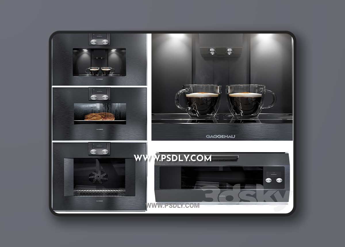 Gaggenau kitchen appliance 3D Model