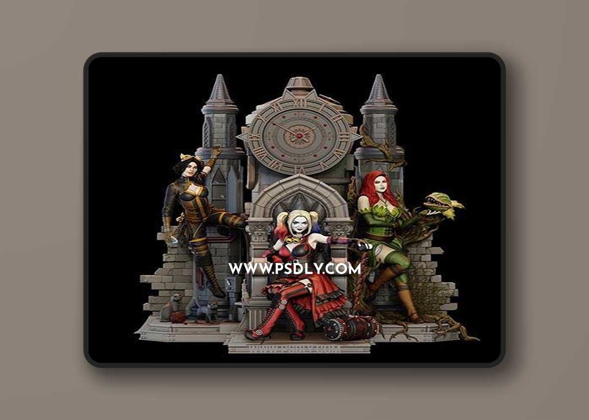 Gotham City Sirens 3D Print Model