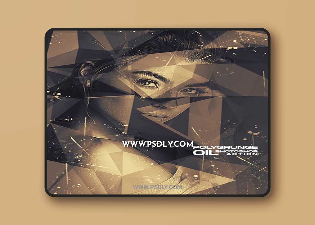 GraphicRiver - PolyGrunge Oil Photoshop Action 38367076