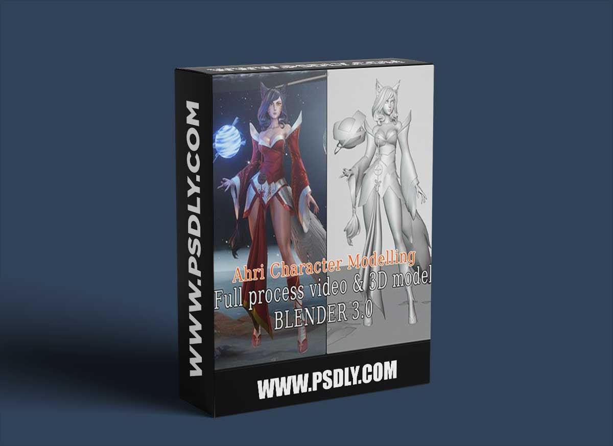 Gumroad - Ahri Character Modeling