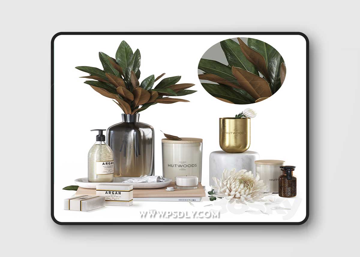 Hutwoods Bath Set 3D Model