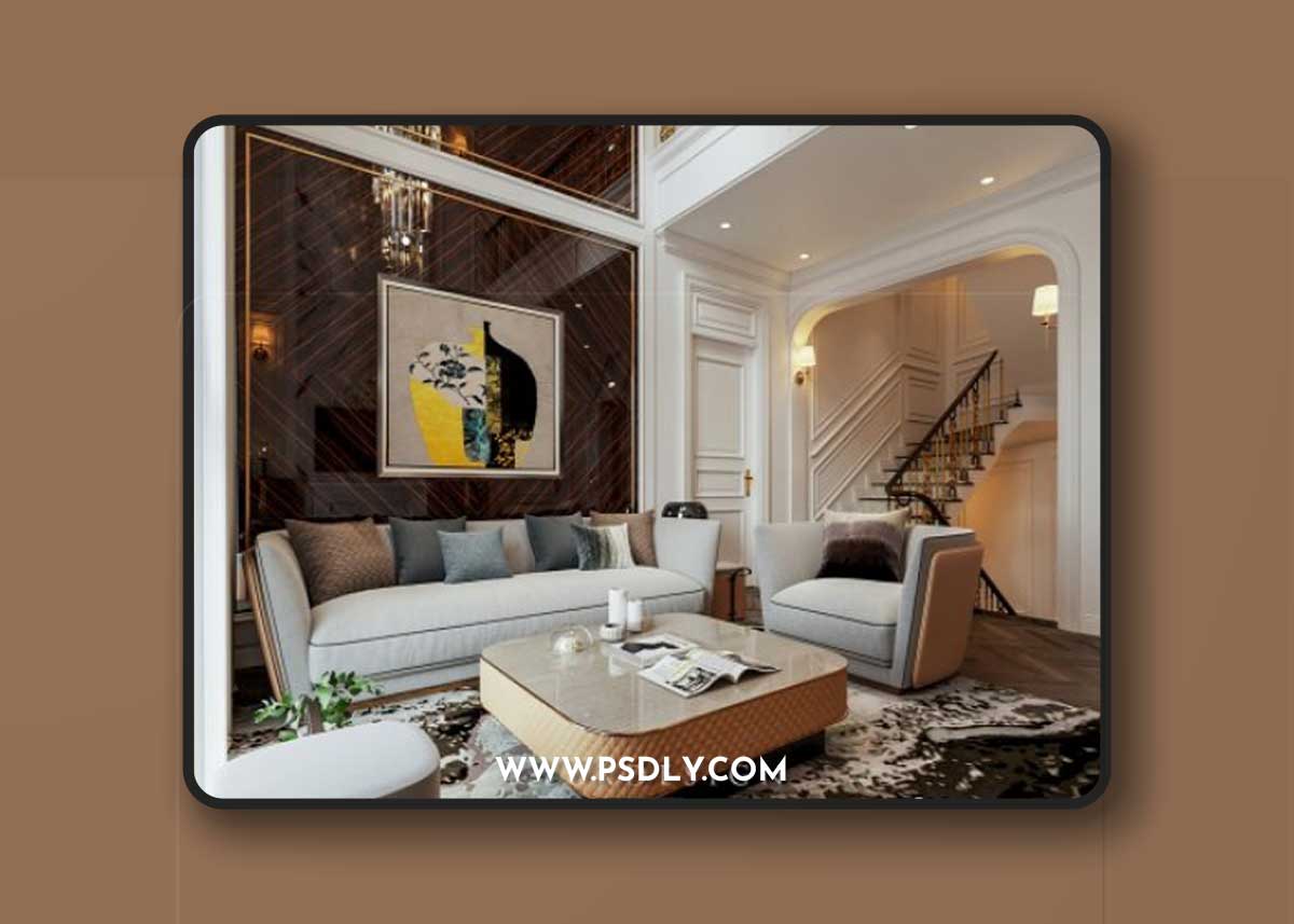 Interior House Scene By Trung kien Kts 3D Model