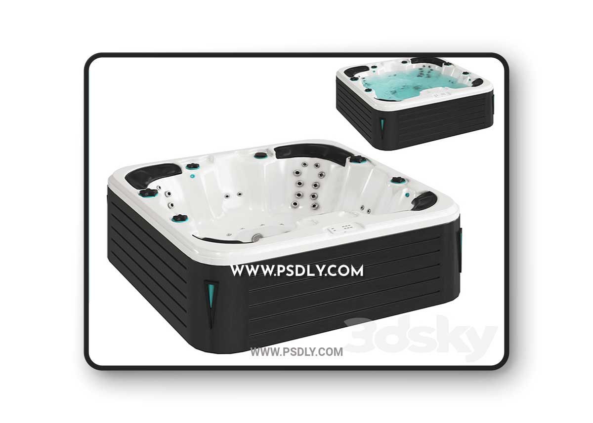 Jacuzzi SPA PassionSpas Rewind 3D Model