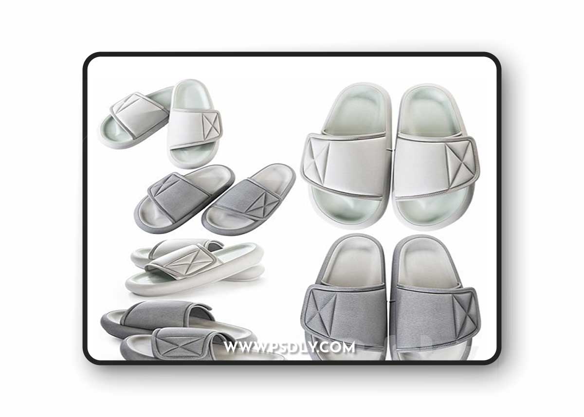 Kanye west slippers 3D Model