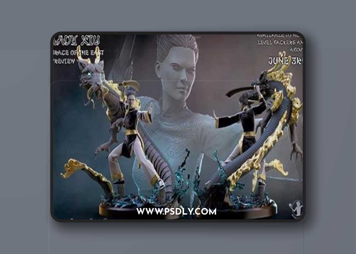 Lady Xiu - Grace of the East 3D Print Model