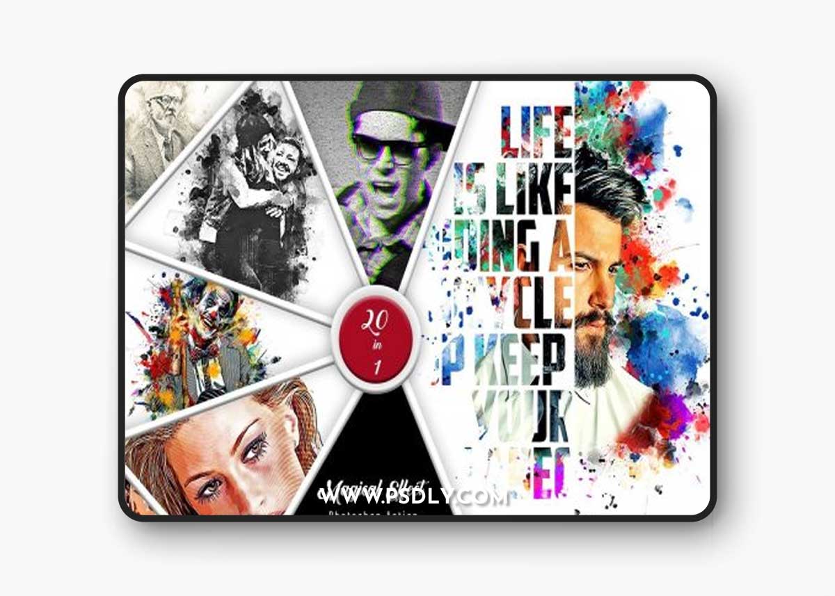 Magical Effect Photoshop Actions Bundle