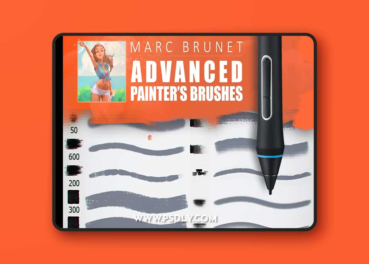 Marc Brunet's Advanced Painter's PS Brushes