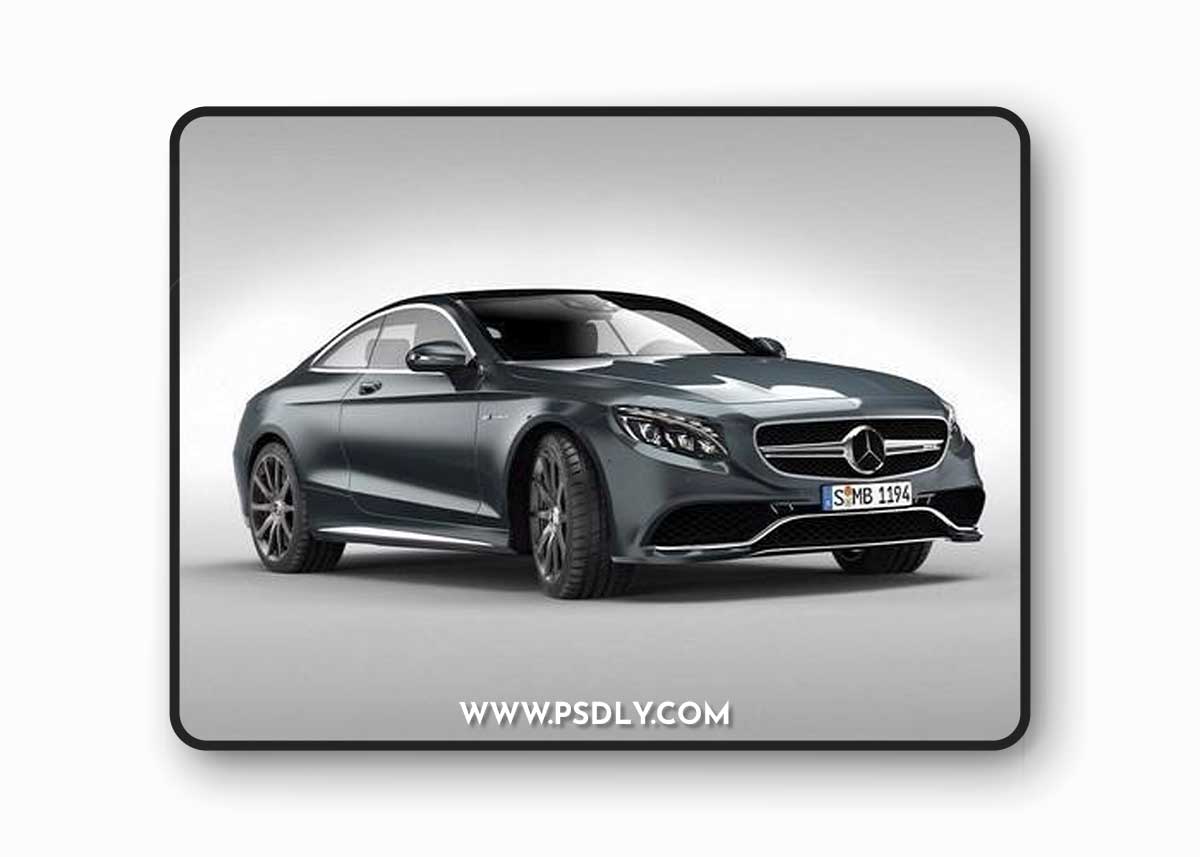 Mercedes Benz S63 AMG Coupe 3d Model