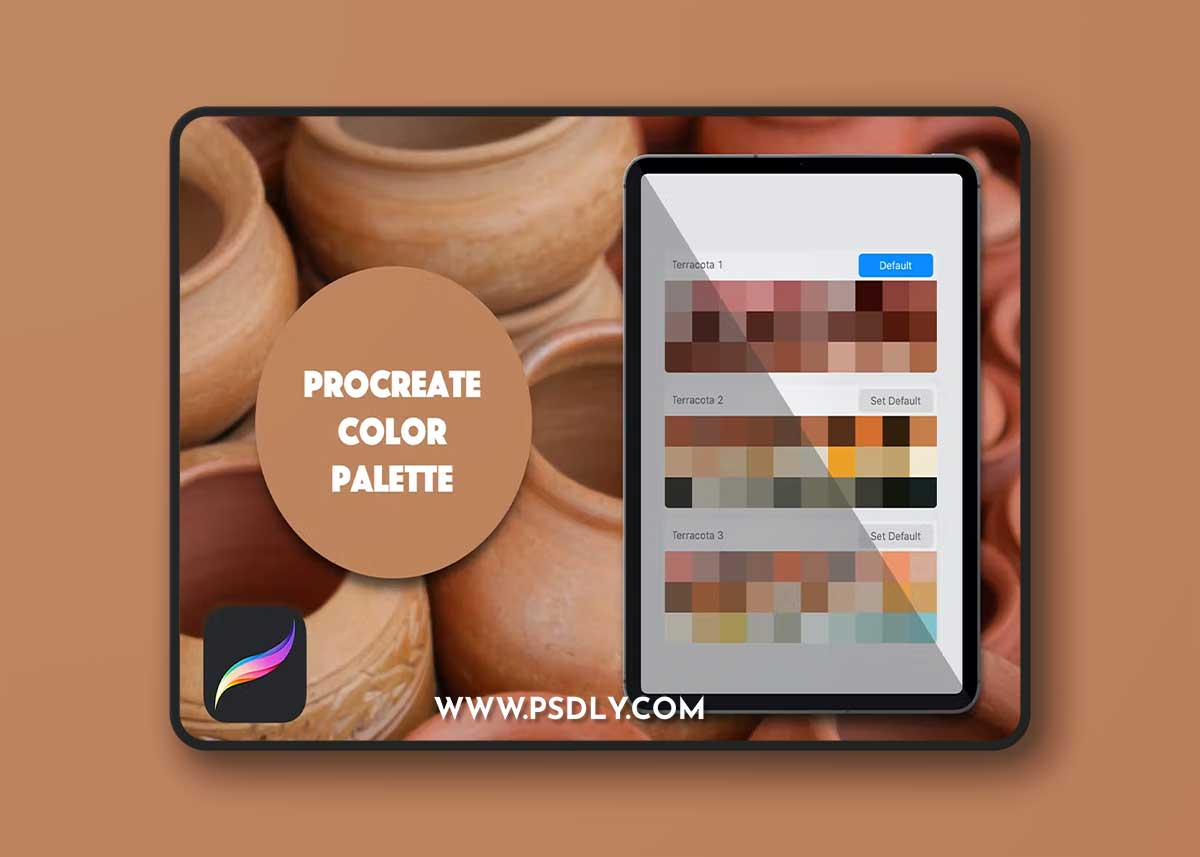 Procreate Palette - Terracota UW969BB