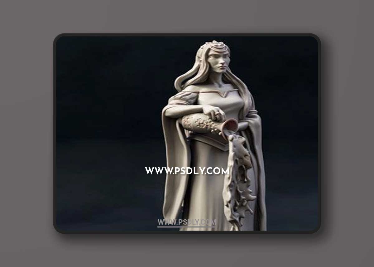 Queen Gladhiel 3D Print Model