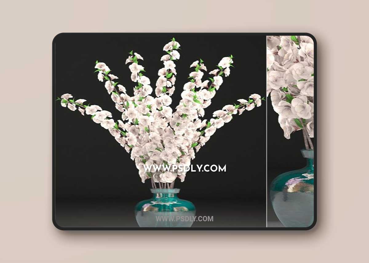 Sakura Bouquet 3D Model