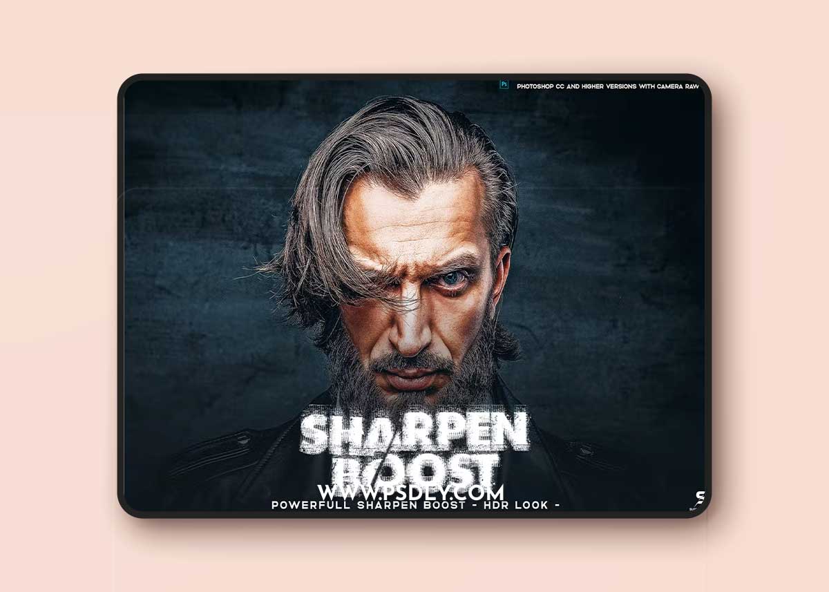 Sharpen Boost HDR - Photoshop Action ZMBS9L6
