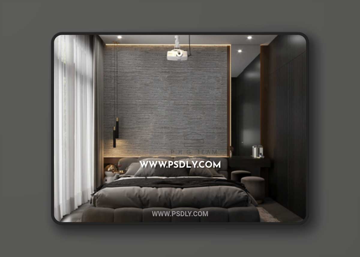 Sketchup Bedroom Interior by 3D Model