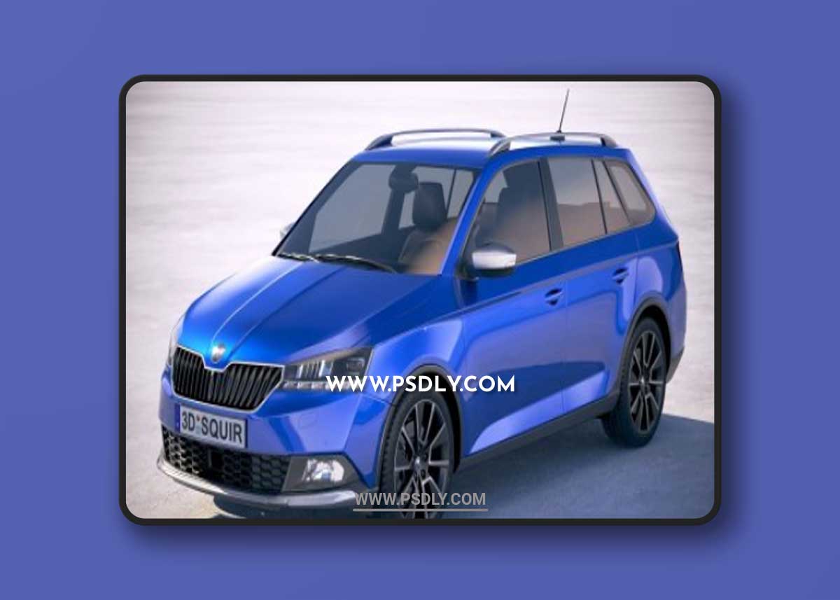 Skoda Fabia Scoutline 2019 3D Model
