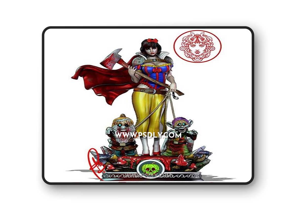 Snow White 3D Print Model