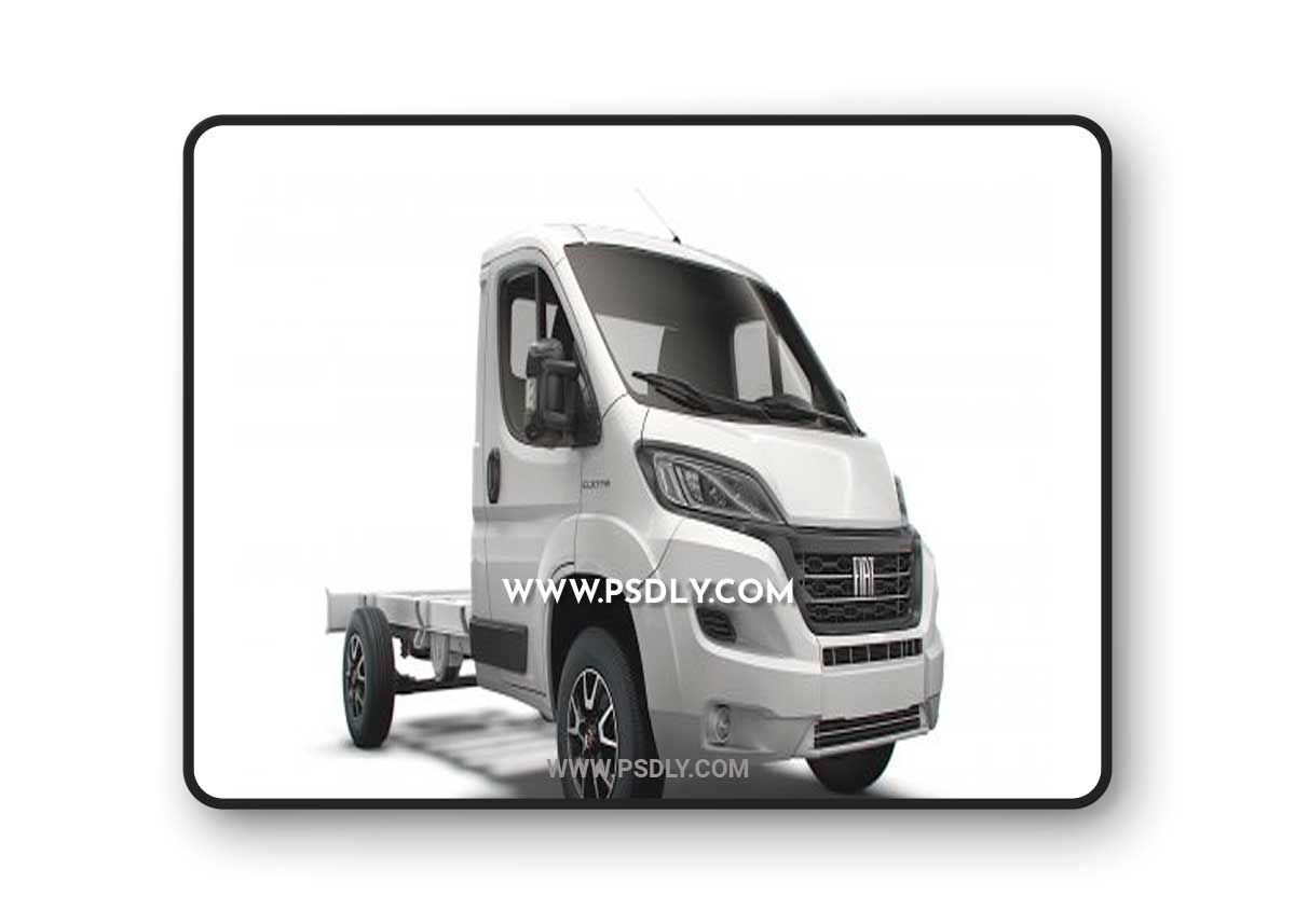 Turbosquid - Fiat Ducato Chassis Truck Single Cab 3450WB 2022