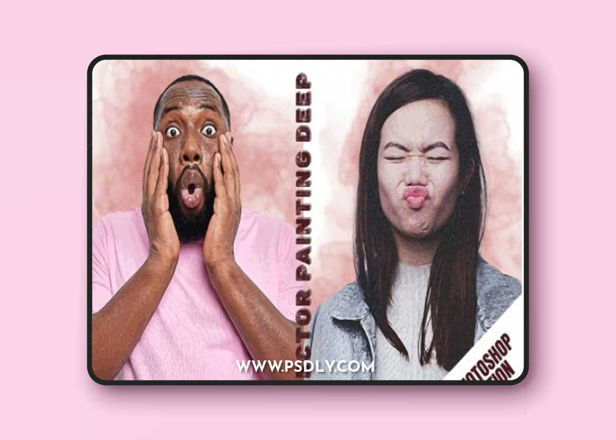 Vector Painting Deep Action