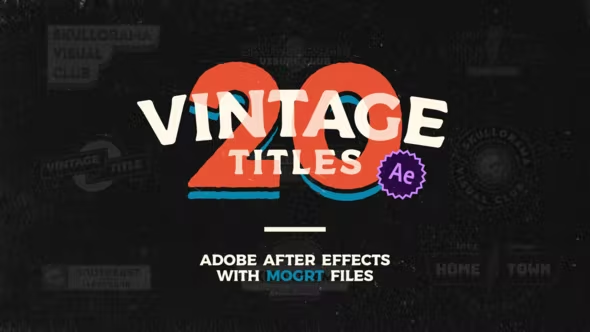 Videohive Vintage Titles 29295349