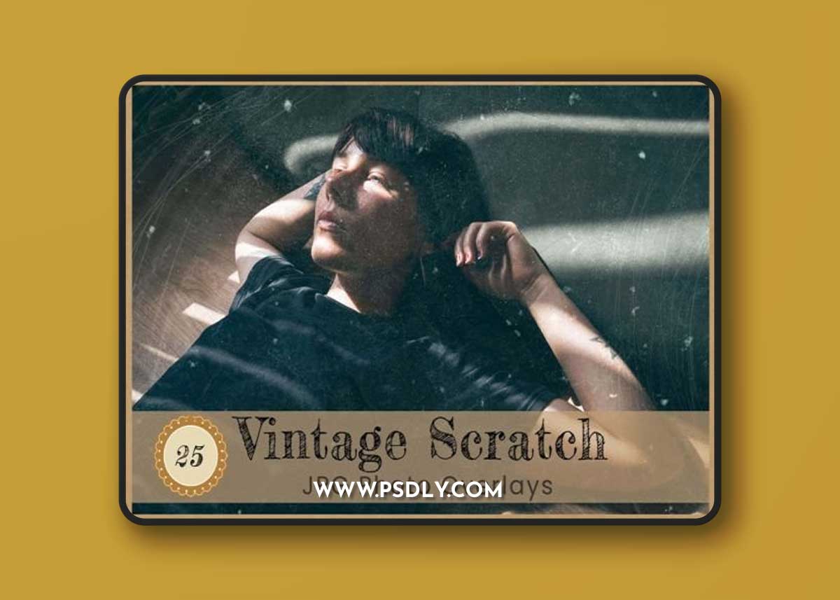 Vintage Scratch Photoshop Overlays