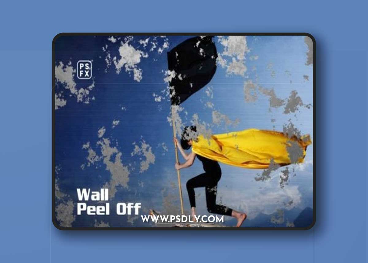 Wall Peel off Photo Effect