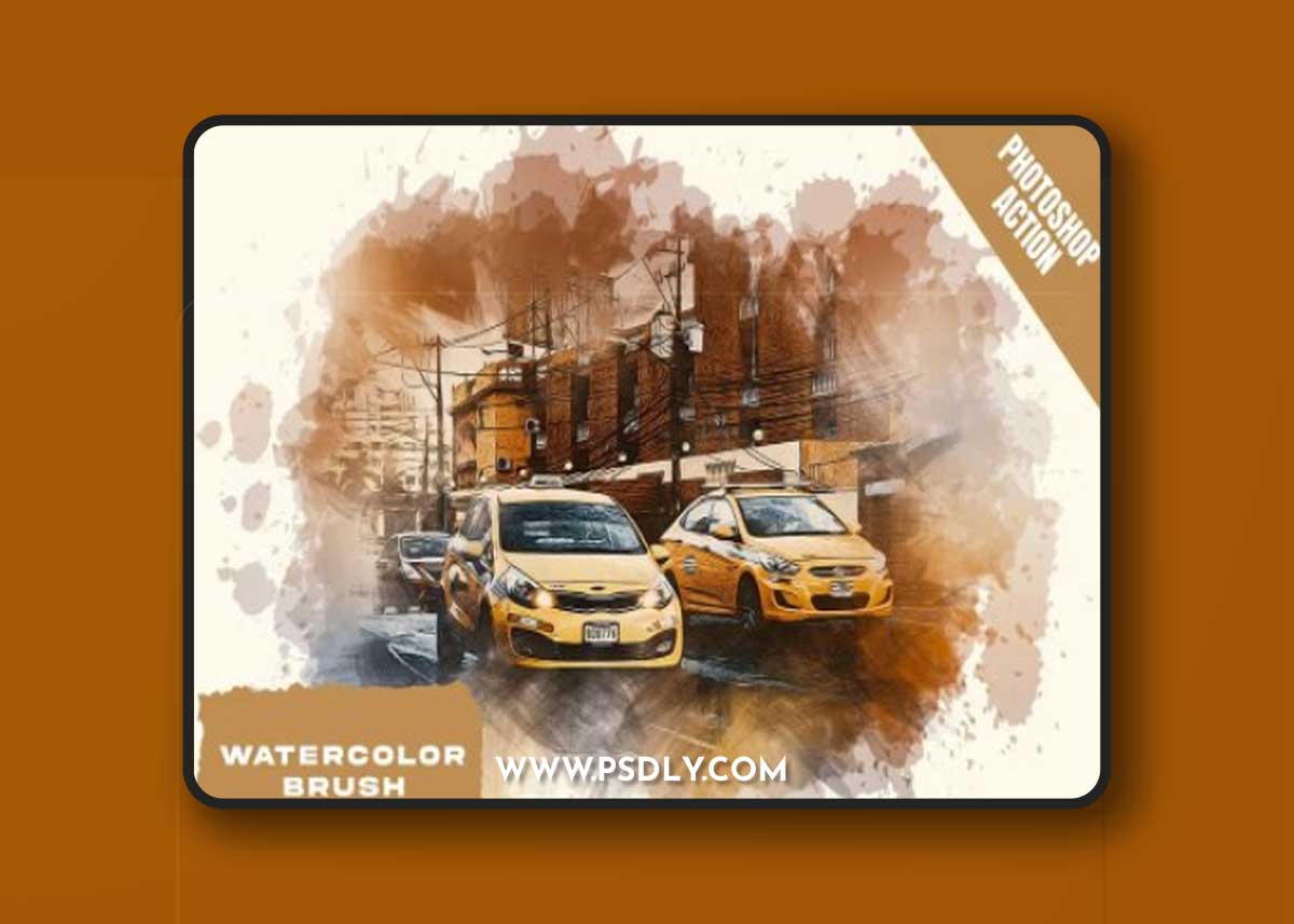 Watercolor Brush Effect